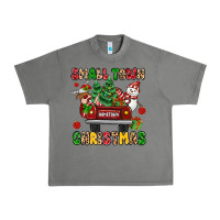 Tornado Christmas Santa and reindeer truck Urban Heavy Tee - MaliasSmallBusiness