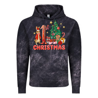 Cloud Black red christmas bunny 1st christmas Vintage Hoodie - MaliasSmallBusiness