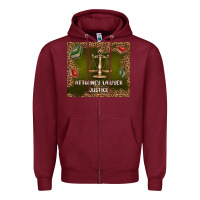 Burgundy attorney lawyer justice Zipper Hoodie - TumblerDesignByShophia