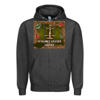 Charcoal Heather attorney lawyer justice Zipper Hoodie - TumblerDesignByShophia