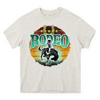 Cream rodeo Heavy Core Tee - JahusDesignShop