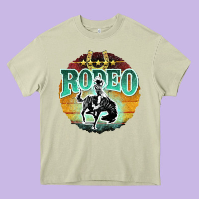 Rodeo Heavy Core Tee Designed By Jahusdesignshop