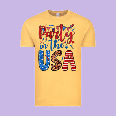 Party In The Usa Vintage Tee Designed By Jahusdesignshop
