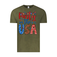 Vintage Olive party in the usa Vintage Tee - JahusDesignShop