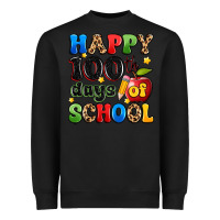Black happy 100 th days of school Heavyweight Sweatshirt - Artiststas