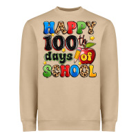 Mushroom happy 100 th days of school Heavyweight Sweatshirt - Artiststas