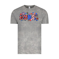 Cloud Rock 4th of july nurse Vintage Tee - NancyCooperArtShop