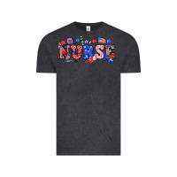 Vintage Black 4th of july nurse Vintage Tee - NancyCooperArtShop