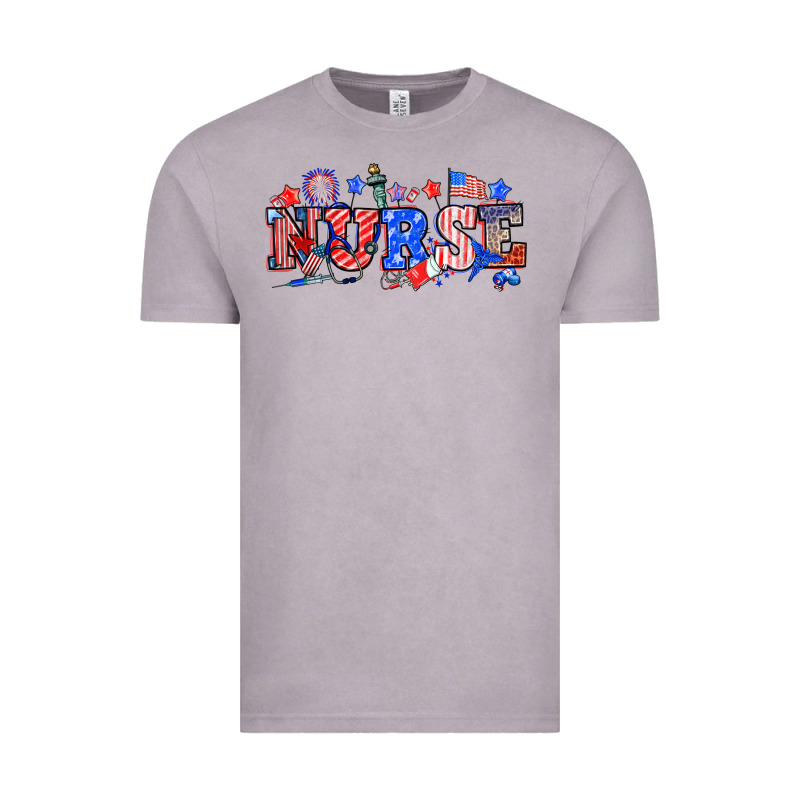4th Of July Nurse Vintage Tee by NancyCooperArtShop | Teevron