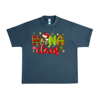 Midnight Navy nana claus Urban Heavy Tee - MaliasSmallBusiness
