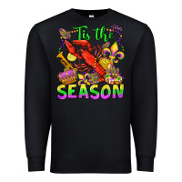Black tis the season mardi gras olivia Premium Sweatshirt - OliviaCreatesArt