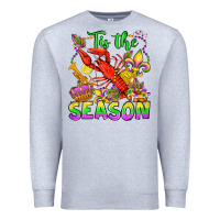 Heather Grey tis the season mardi gras olivia Premium Sweatshirt - OliviaCreatesArt