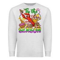 Oatmeal Heather tis the season mardi gras olivia Premium Sweatshirt - OliviaCreatesArt