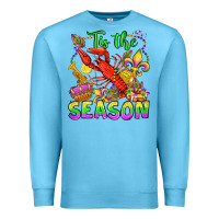 Ocean Blue tis the season mardi gras olivia Premium Sweatshirt - OliviaCreatesArt
