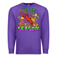 Purple tis the season mardi gras olivia Premium Sweatshirt - OliviaCreatesArt