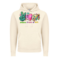 Vintage Artic peace love art Vintage Hoodie - NancyCooperArtShop
