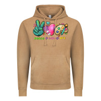 Vintage Camel peace love art Vintage Hoodie - NancyCooperArtShop