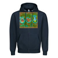 Navy peace love lab tech Zipper Hoodie - TumblerDesignByShophia