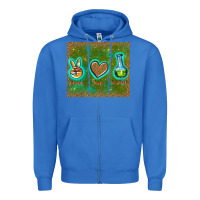 True Royal peace love lab tech Zipper Hoodie - TumblerDesignByShophia