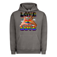 Pigment Tornado love is love lgbtq pride hands Urban Hoodie - LillyAllenDesigns
