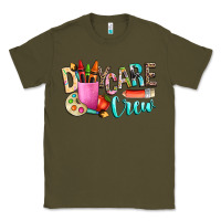 Army Green daycare crew Classic Tee - NancyCooperArtShop