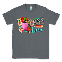 Charcoal Heather daycare crew Classic Tee - NancyCooperArtShop