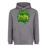 Storm lucky lucky lucky clover St. Patrick's Heavyweight Hoodie - HowdyJamesFarm