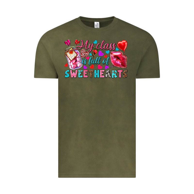 My Class Is Full Of Sweethearts Vintage Tee by NancyCooperArtShop | Teevron