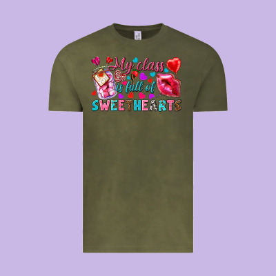 My Class Is Full Of Sweethearts Vintage Tee Designed By Nancycooperartshop