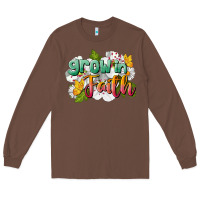 Chestnut Grow In Faith Long Sleeve Tee - LillyAllenDesigns