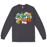 Smoke Grow In Faith Long Sleeve Tee - LillyAllenDesigns
