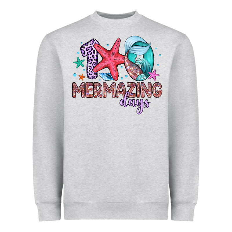 100 Mermazing Days Heavyweight Sweatshirt by Artiststas | Teevron