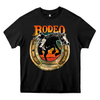 Black rodeo Heavy Core Tee - JahusDesignShop