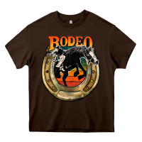 Chocolate Brown rodeo Heavy Core Tee - JahusDesignShop