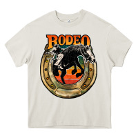 Cream rodeo Heavy Core Tee - JahusDesignShop