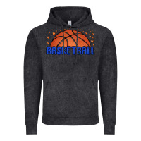 Vintage Black basketball Vintage Hoodie - MaliasSmallBusiness