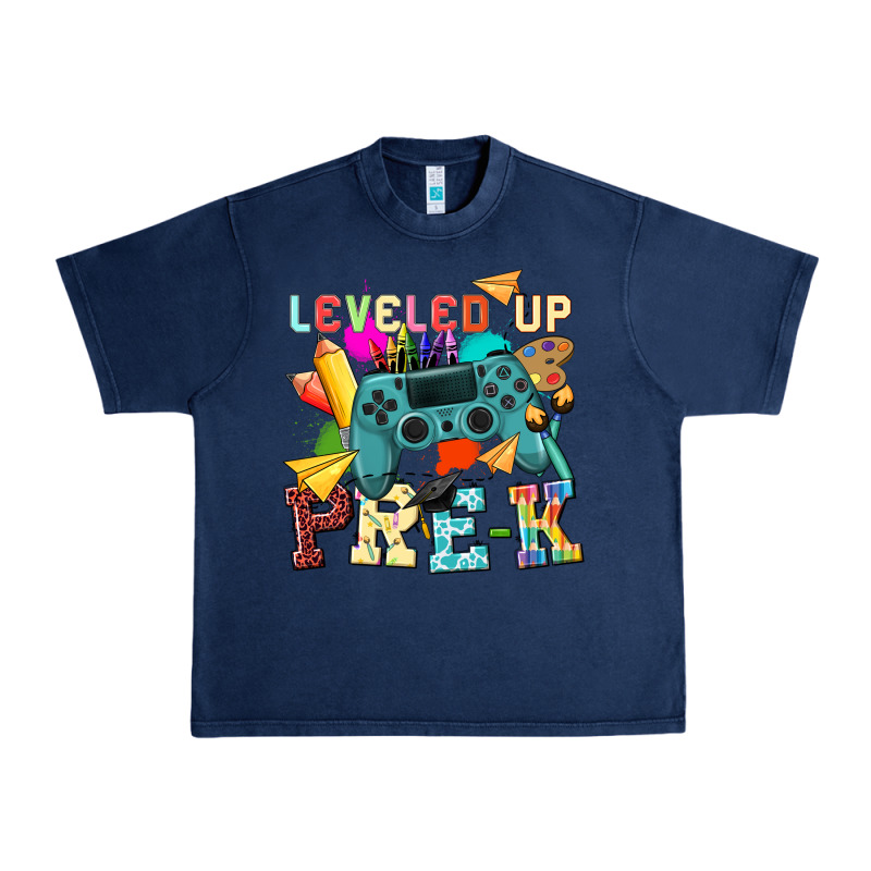 Leveled Up Pre K Urban Heavy Tee by NancyCooperArtShop | Teevron