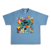 Pebble Blue leveled up pre k Urban Heavy Tee - NancyCooperArtShop