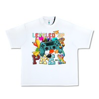 White leveled up pre k Urban Heavy Tee - NancyCooperArtShop