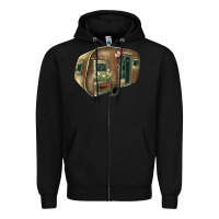 Black Caravan Zipper Hoodie - HowdyJamesFarm