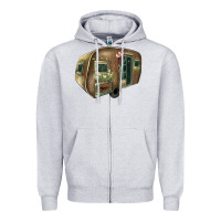 Heather Grey Caravan Zipper Hoodie - HowdyJamesFarm