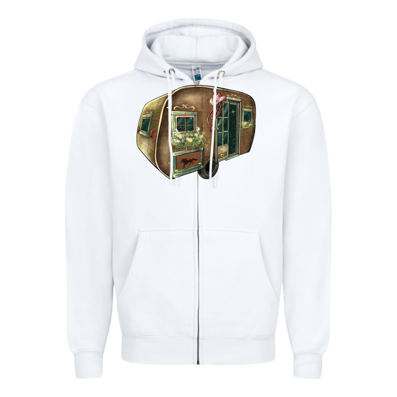 Caravan Zipper Hoodie by HowdyJamesFarm | Teevron
