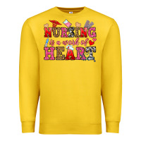 Lemon nursing is a work of heart Premium Sweatshirt - OliviaCreatesArt
