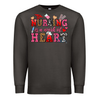 Smoke nursing is a work of heart Premium Sweatshirt - OliviaCreatesArt