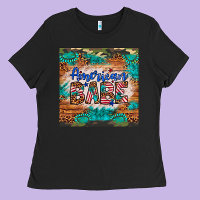 American Babe Ladies Tee Designed By Artiststas