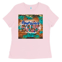 Bubblegum Pink american babe Ladies Tee - Artiststas
