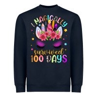 Navy i magically survived 100 days Heavyweight Sweatshirt - Artiststas