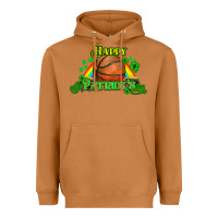 Meerkat St. Patrick's Day Basketball Heavyweight Hoodie - HowdyJamesFarm