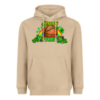 Mushroom St. Patrick's Day Basketball Heavyweight Hoodie - HowdyJamesFarm