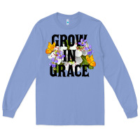 Colony Blue Grow In Grace Long Sleeve Tee - LillyAllenDesigns